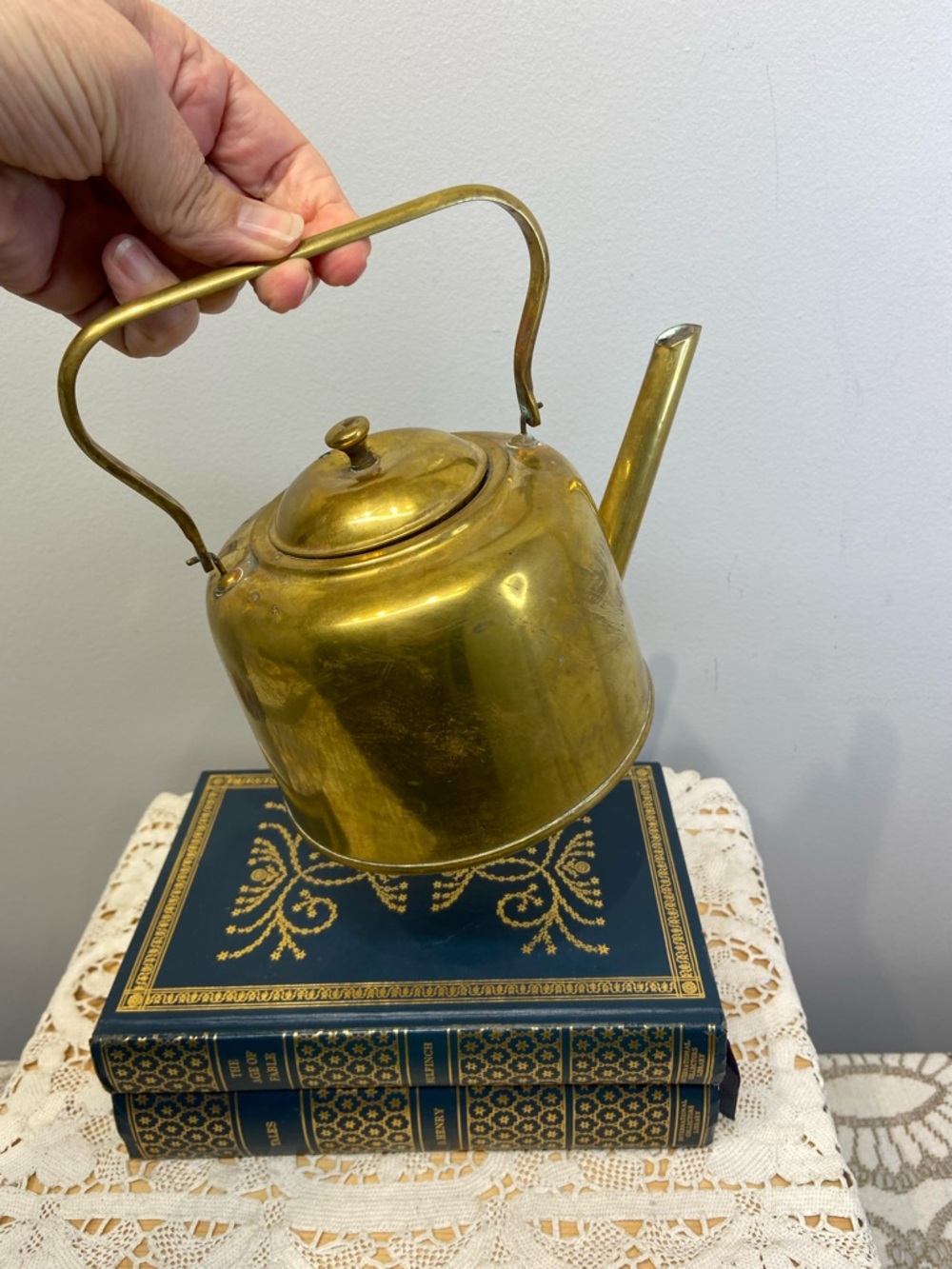 Vintage Brass Kettle-Made in Kingston, Ontario